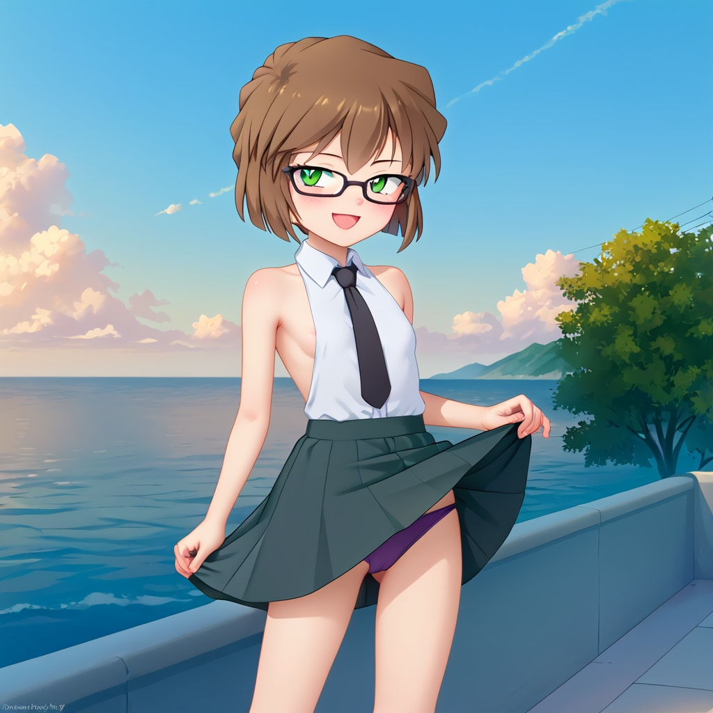 灰原哀→エロメスガキ
