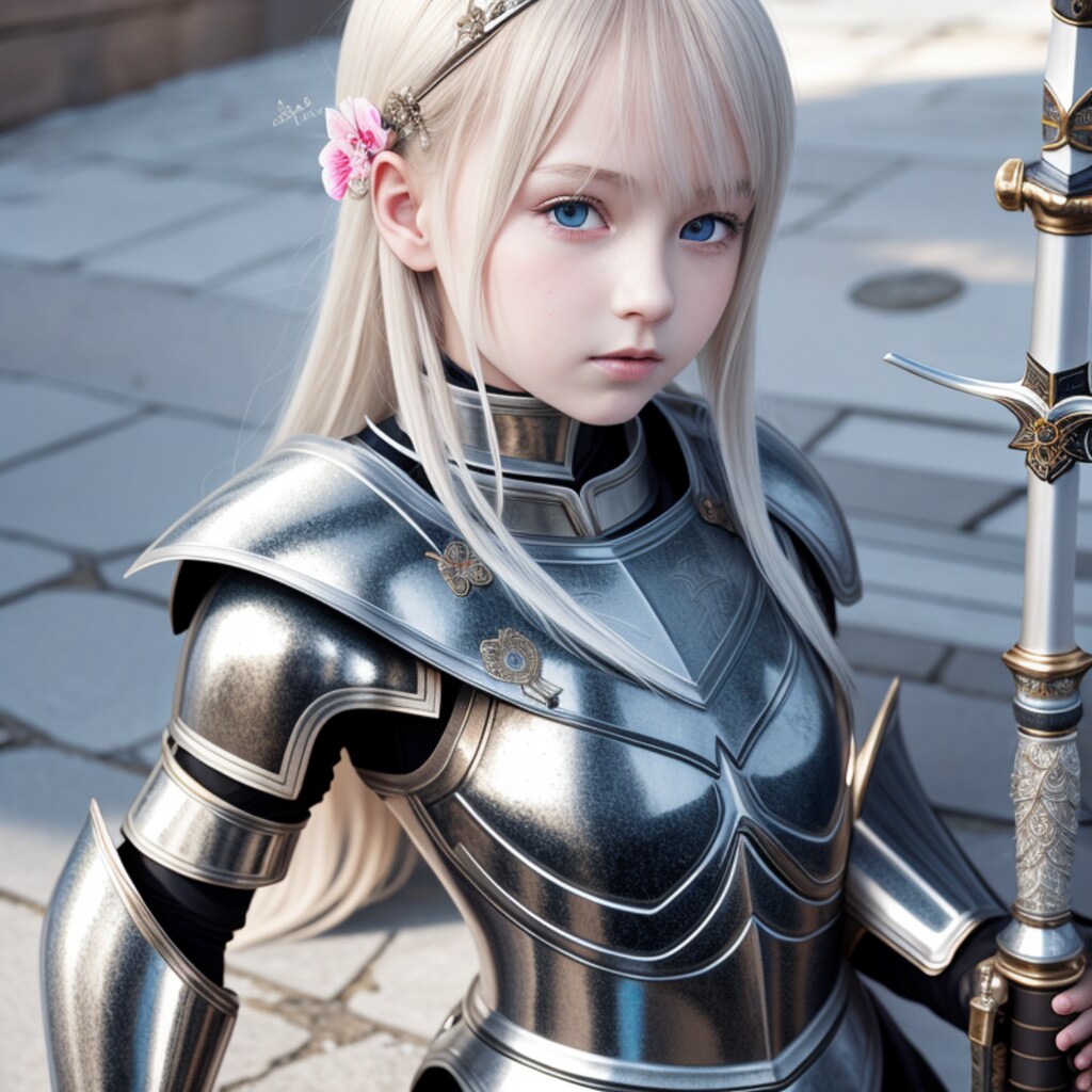ブロンド女騎士