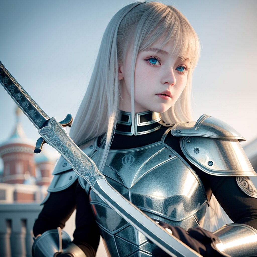 ブロンド女騎士
