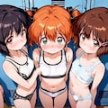BONSAIで下着姿 5枚目