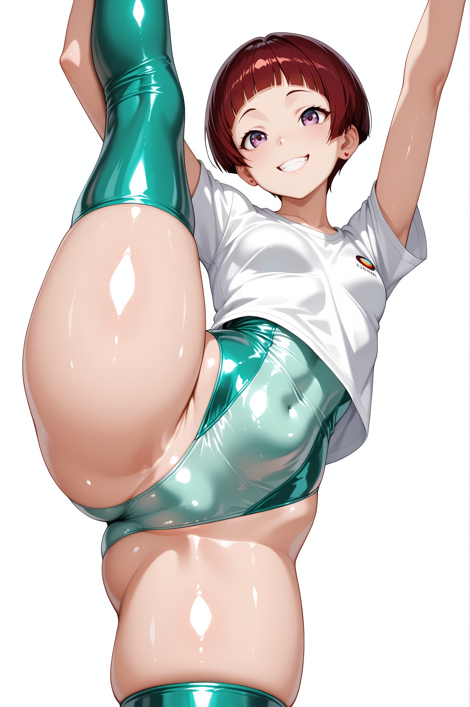 貧乳×レオタード×Tシャツ / グラビア