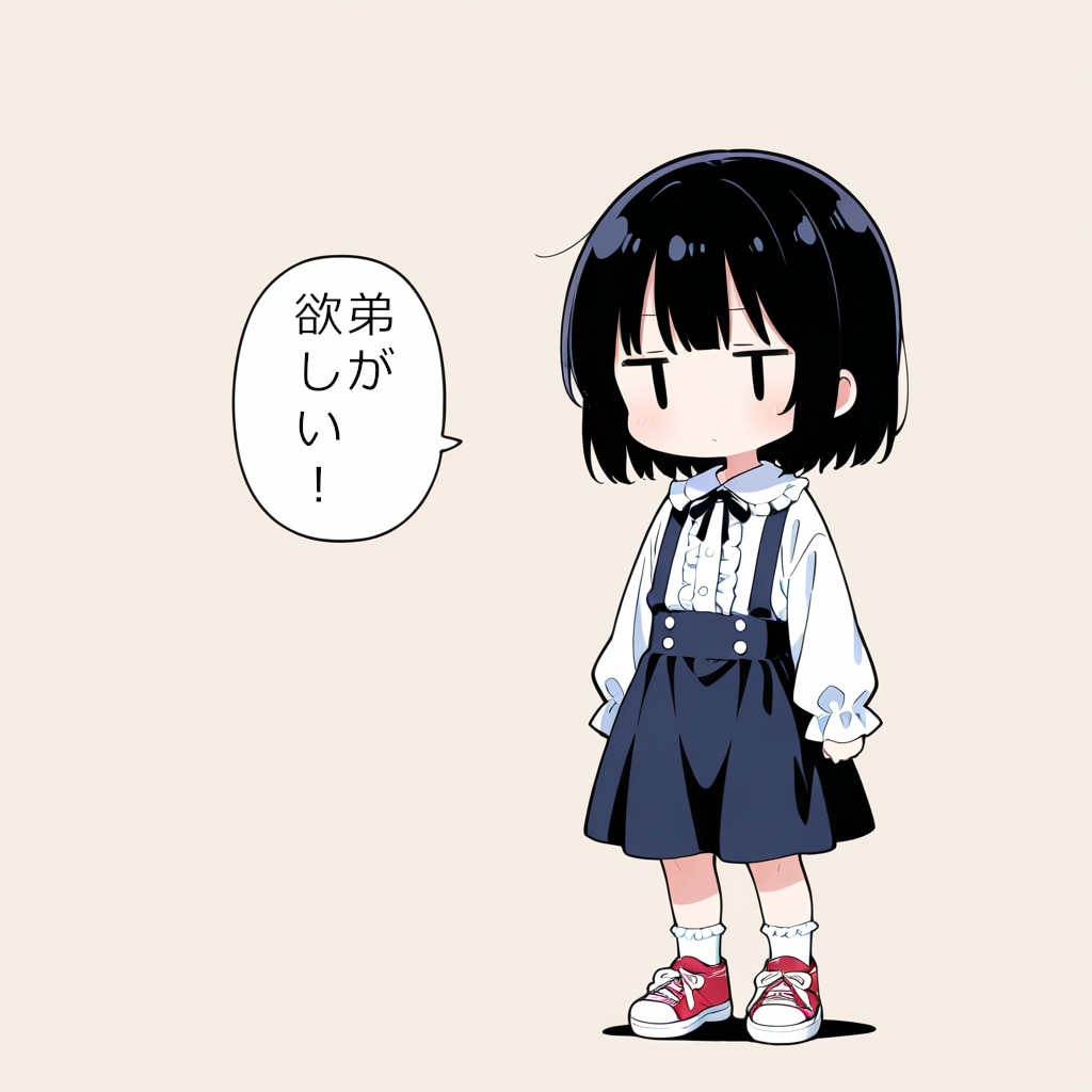 お母さんが変な顔をした