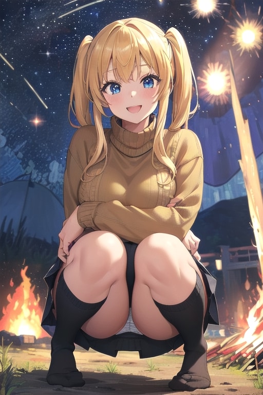 星空をワカメちゃんと(V4B/TOPAZ低/高)