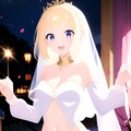 へそ出しウェディングドレス！ 4枚目