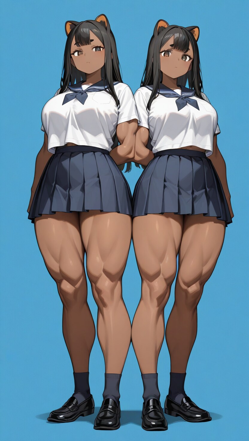 「双子です。安心して下さい｡狸耳ついてます。」