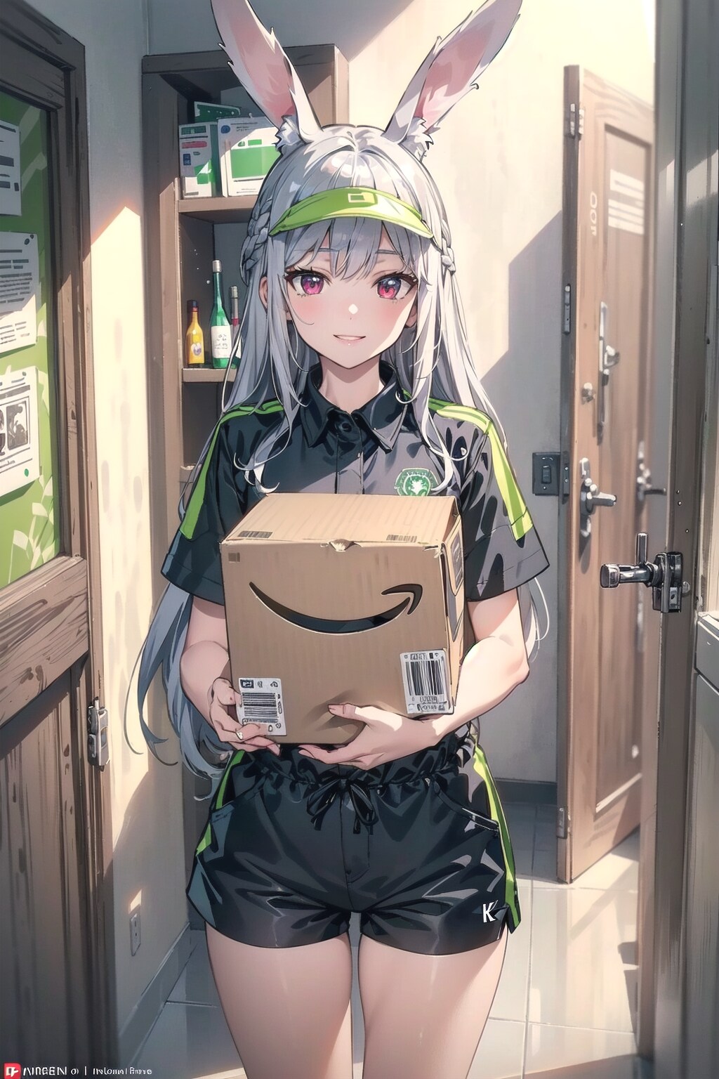 お届け物なので〜す🎁🐰✨