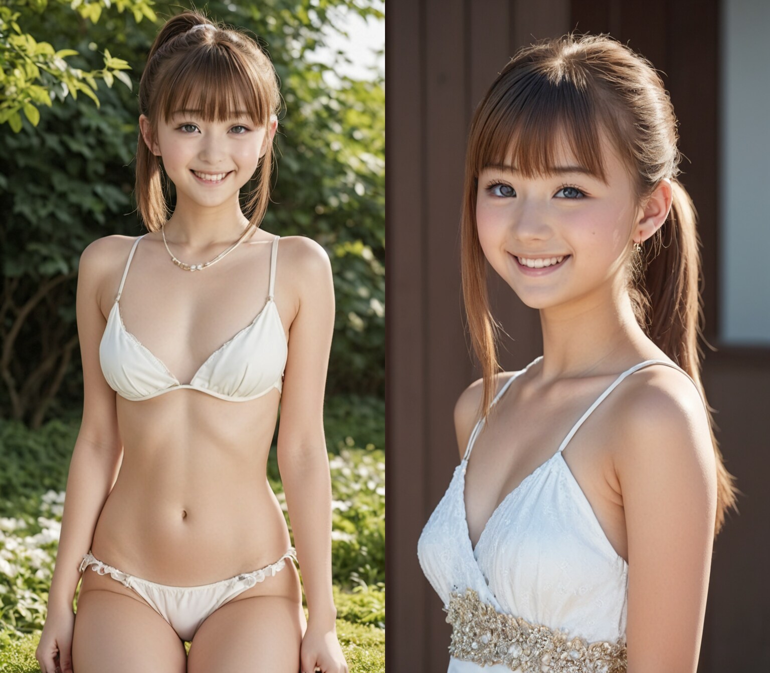 町で見かけた夏服娘 1月号 真冬の謎のファッショニスタ
