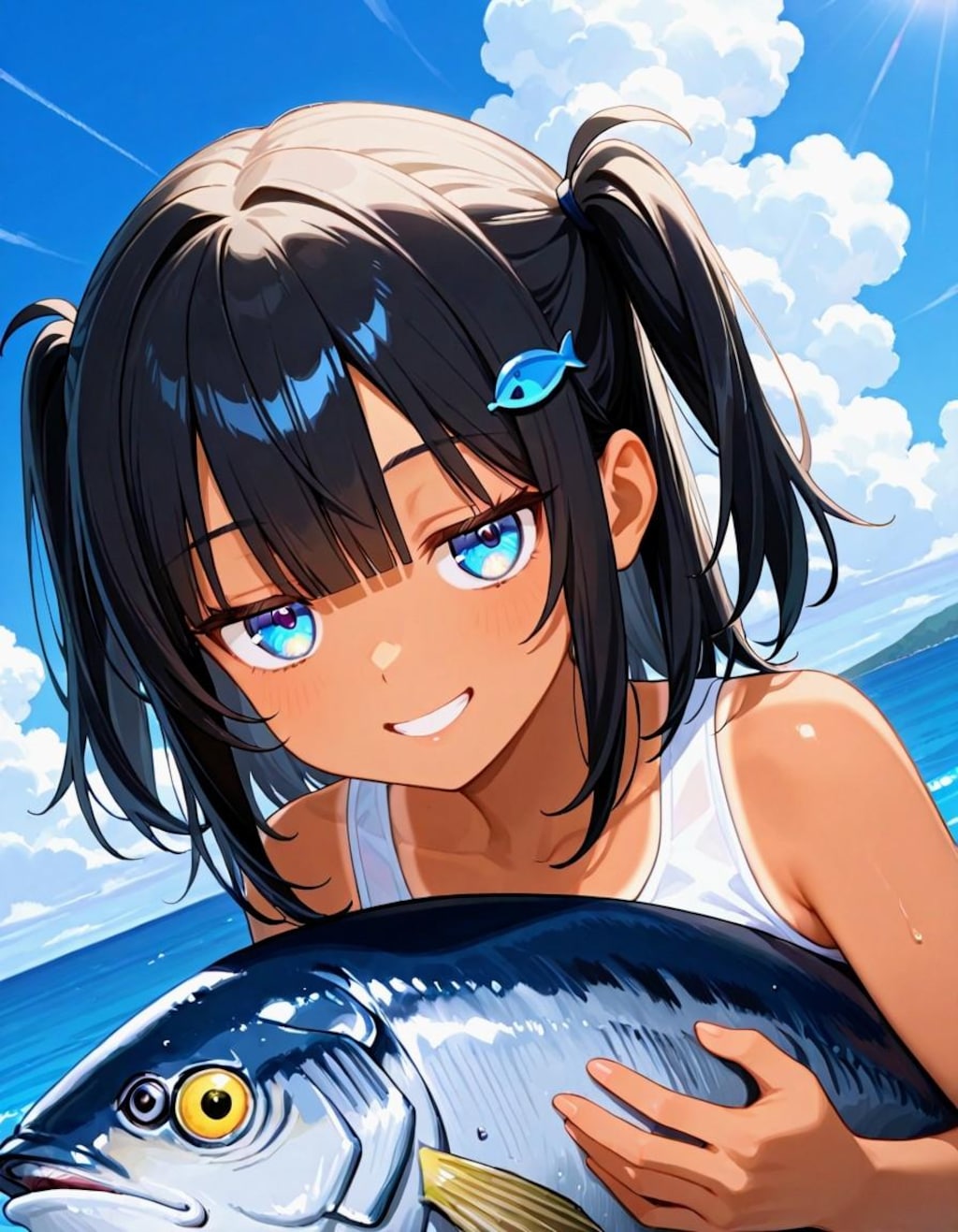 こなつちゃん✕サンセットビーチ🏖️🐟️