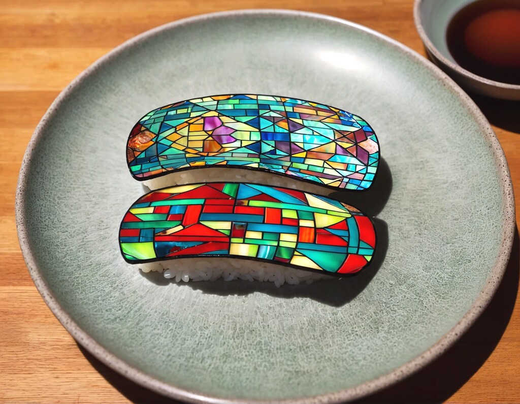 ステンドグラスの握り