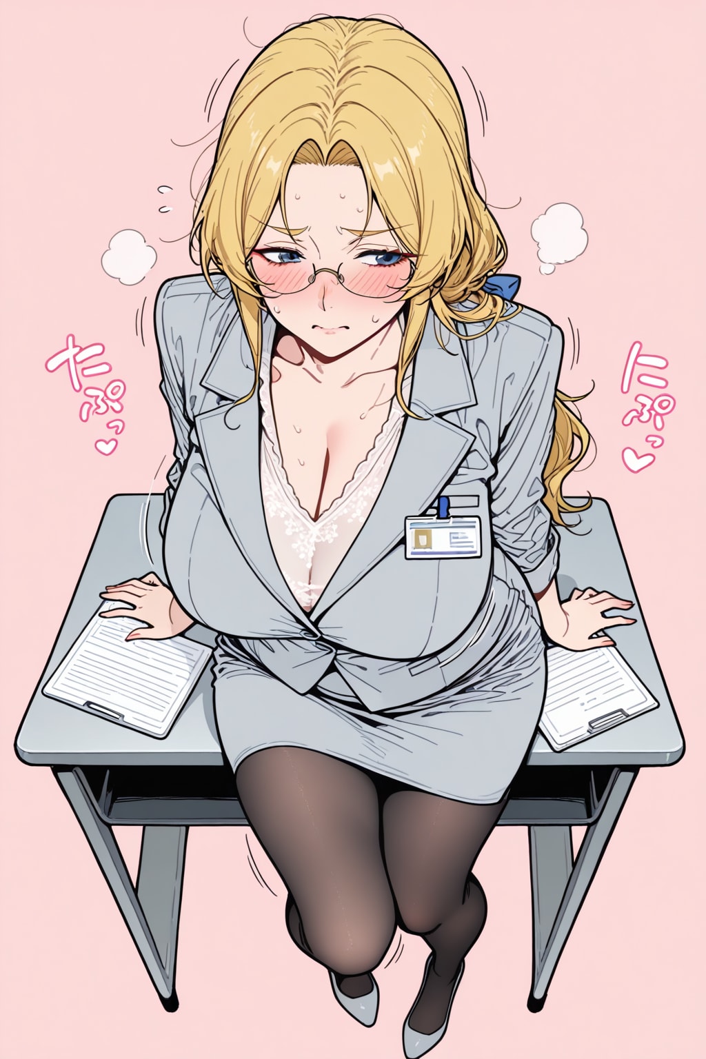 オフィスのニーナさん1 | の人気AIイラスト・グラビア