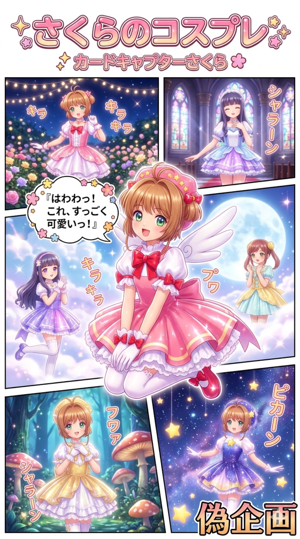 さくらのコスプレ　カードキャプターさくら