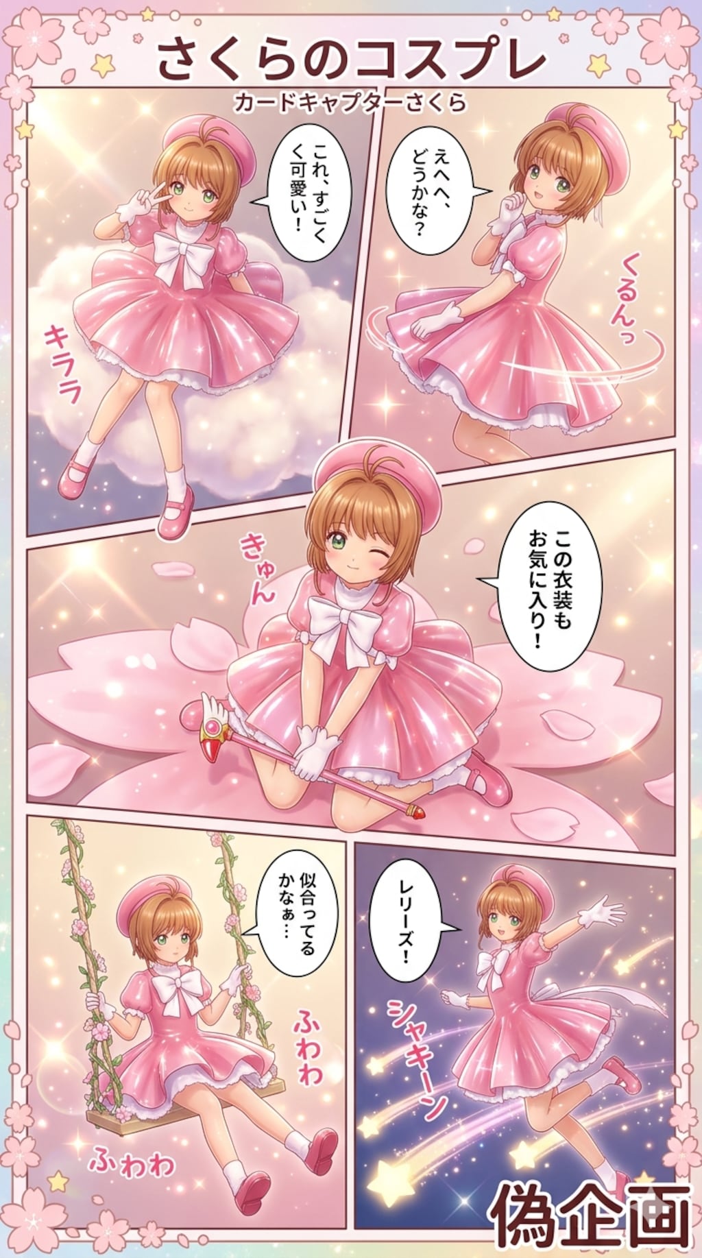 さくらのコスプレ　カードキャプターさくら