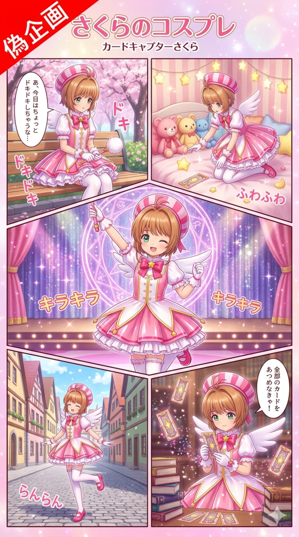 さくらのコスプレ　カードキャプターさくら