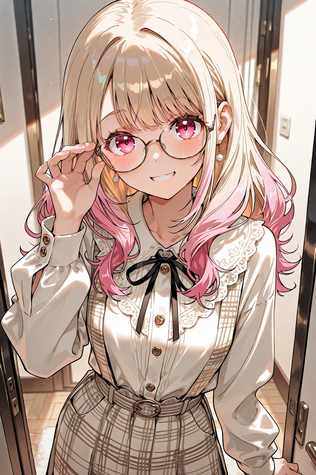 メガネ美少女 | の人気AIイラスト・グラビア