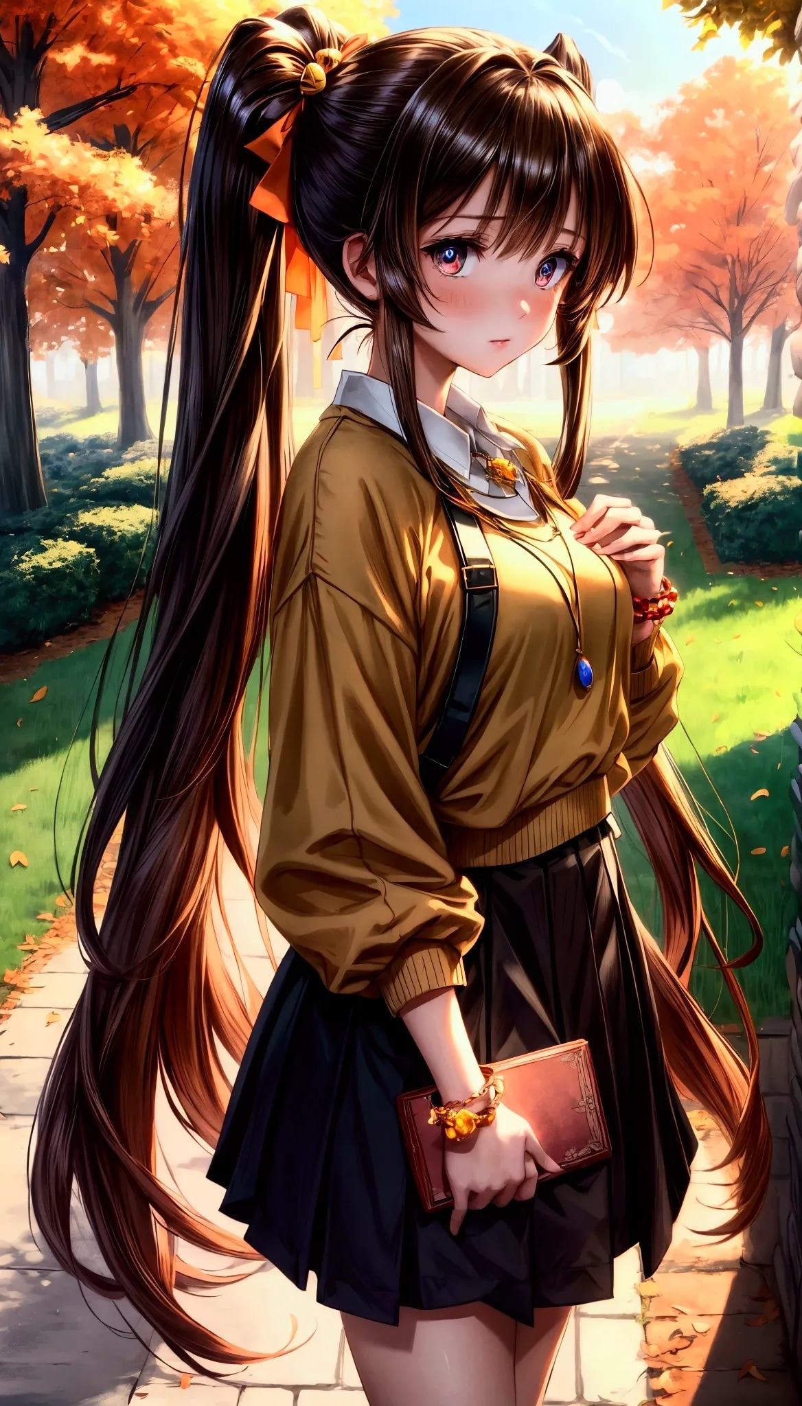 物思いにふける少女 | の人気AIイラスト・グラビア