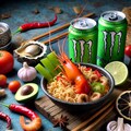 エナドリとseafood noodle 4枚目