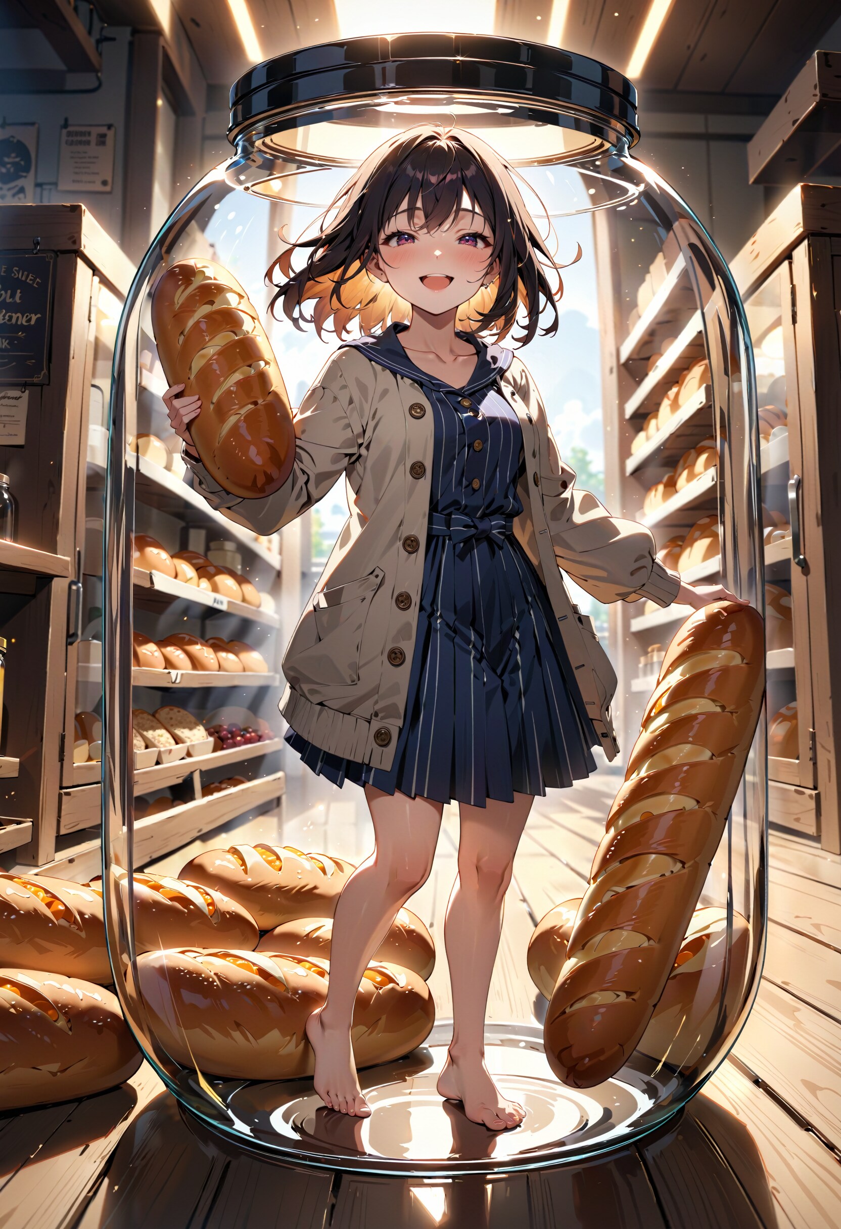 今日は何の日？　フランスパンの日 | の人気AIイラスト・グラビア