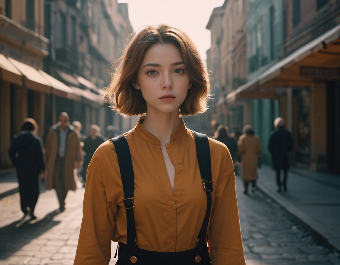 街角の女の子