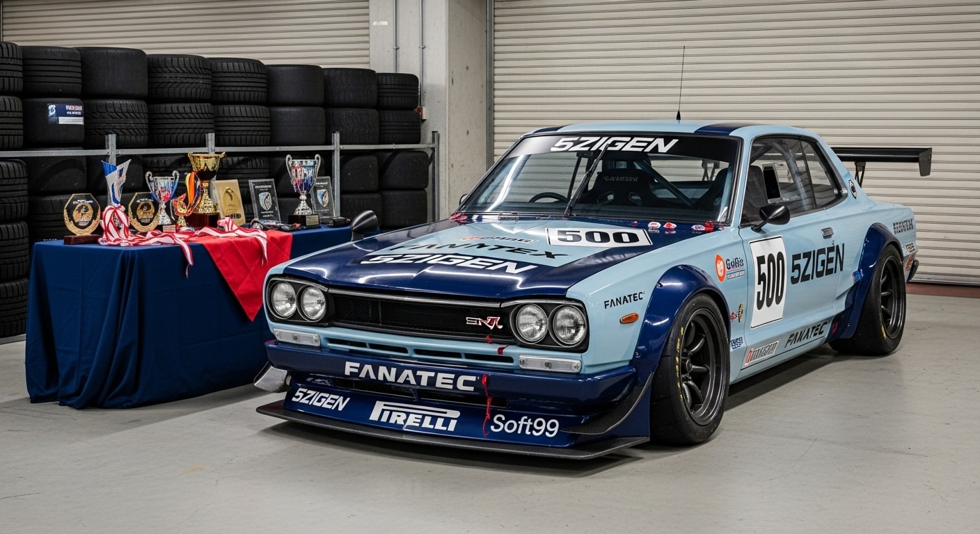 5次元スカイライン2000GT-Rレーシングカー | の人気AIイラスト・グラビア