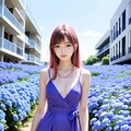 ビルの影に咲く 4枚目
