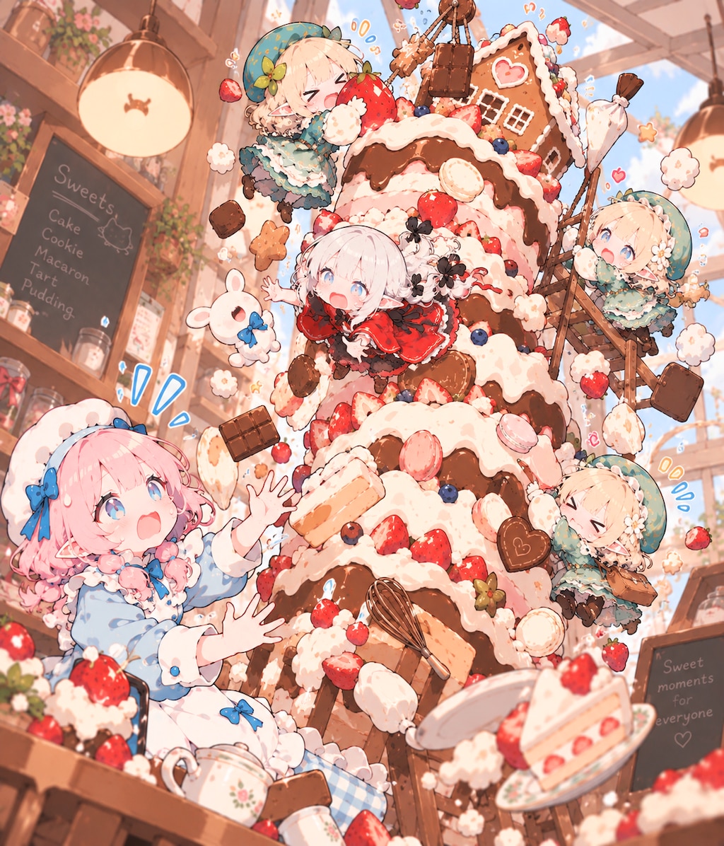 パティシエと小人の少女