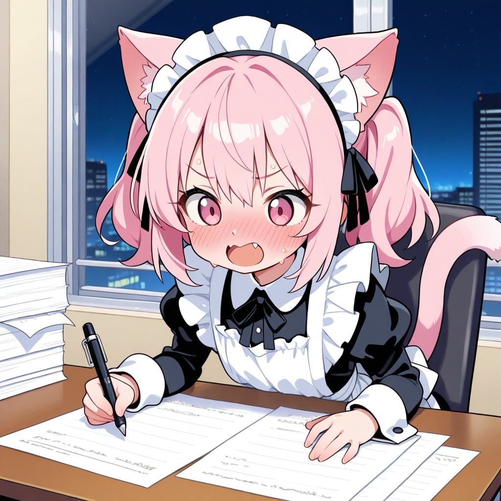 寝坊したにゃん！！ | の人気AIイラスト・グラビア