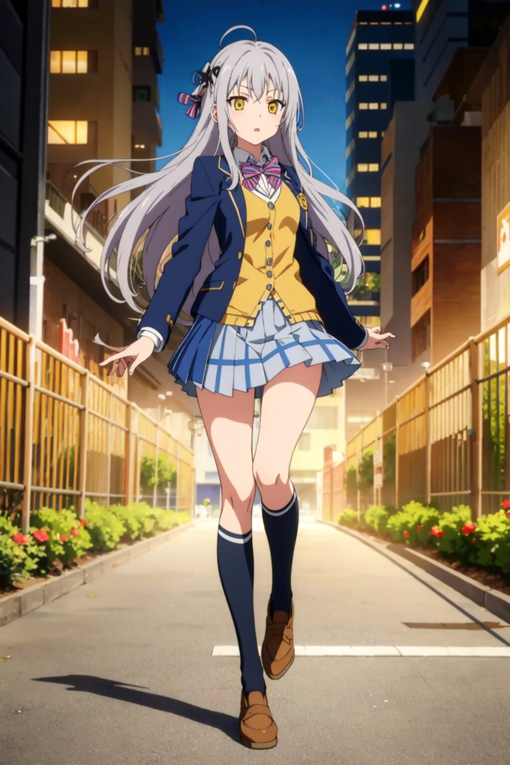 湊友希那　音ノ木坂制服