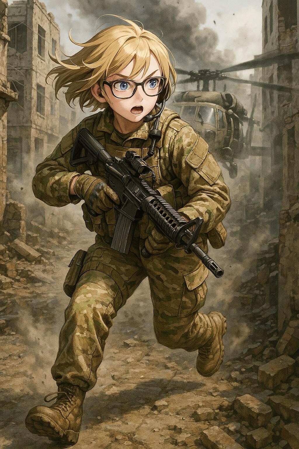 おかっぱさん in Somalia