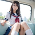 パンちら女子高生 4枚目
