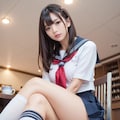 パンちら女子高生 2枚目