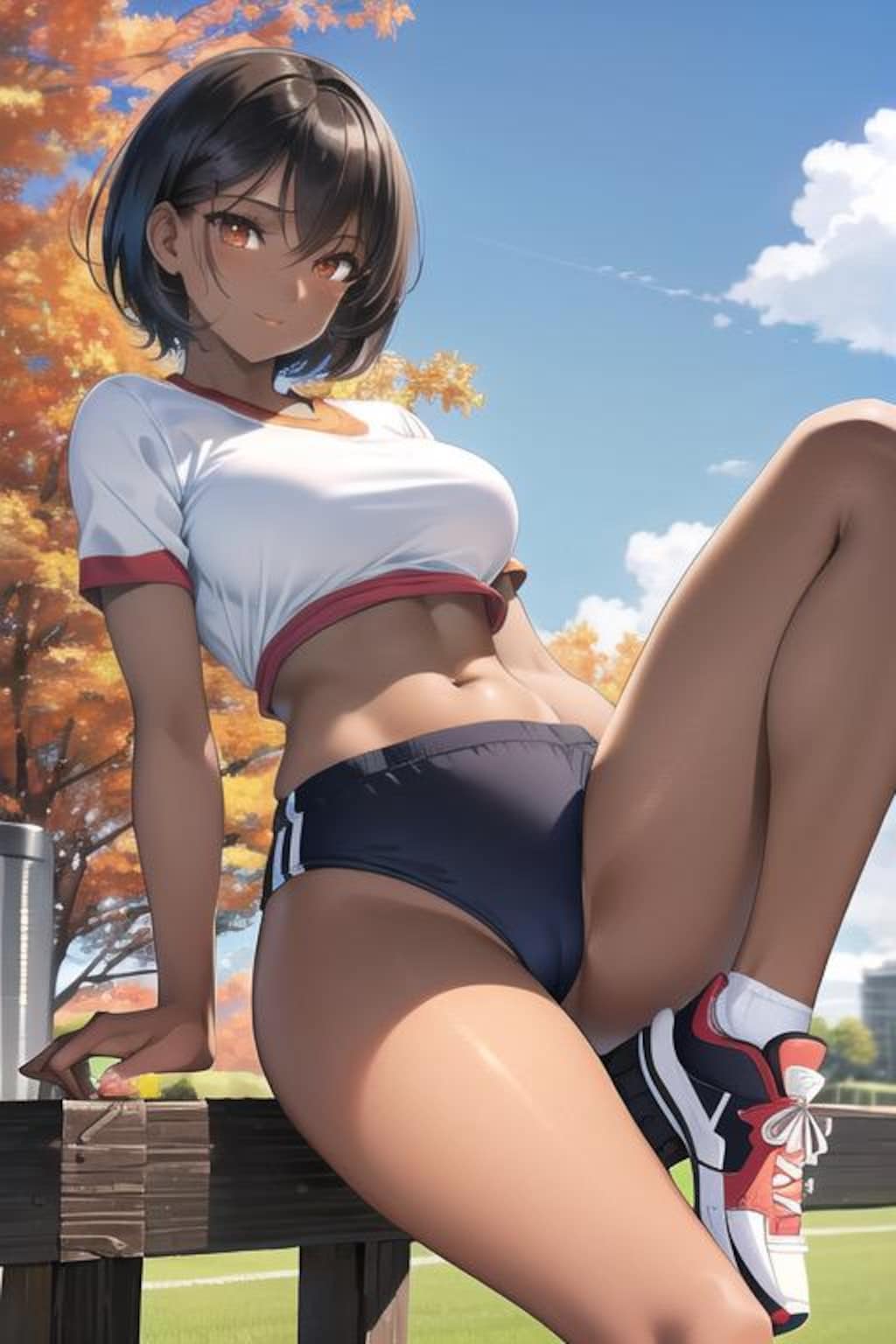 ブルマ＆体操服姿の美女達