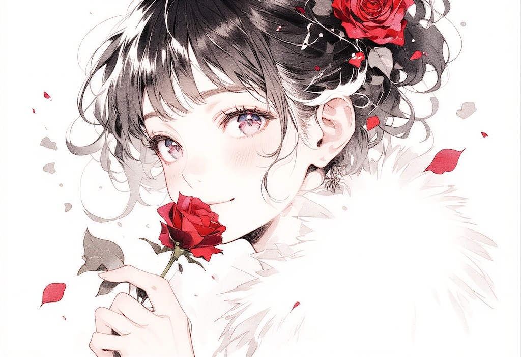 花びらのキス