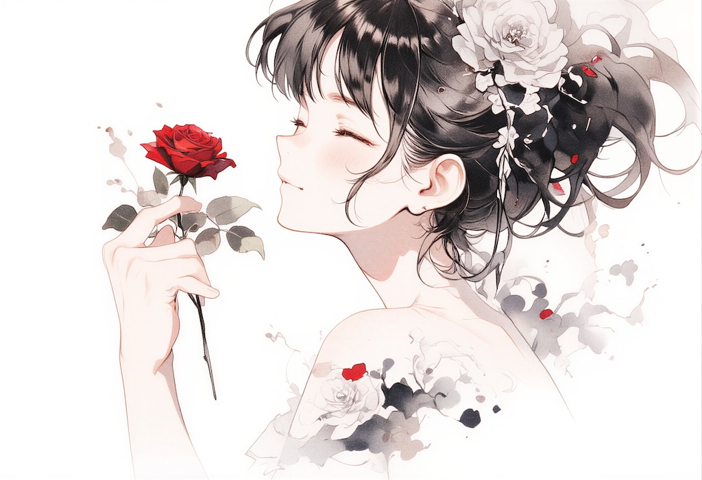 花びらのキス