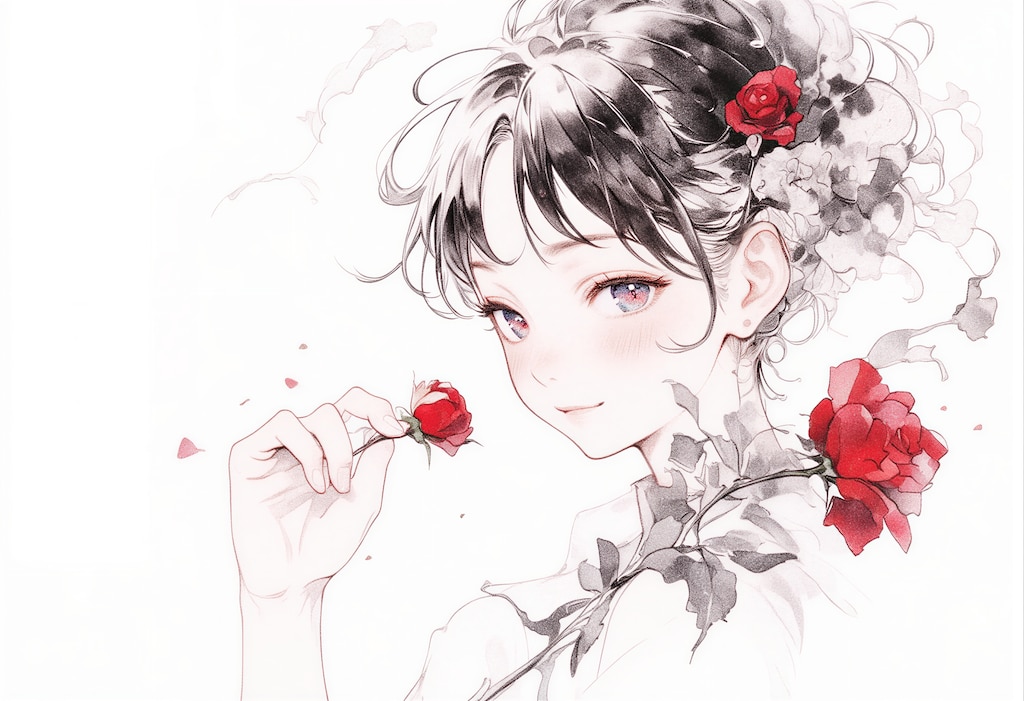 花びらのキス
