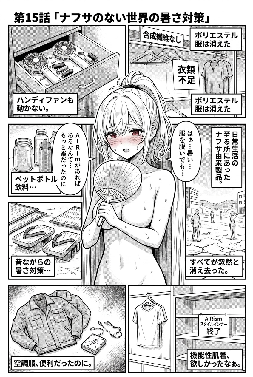 [第15話] ナフサの無い世界：暑さ対策編