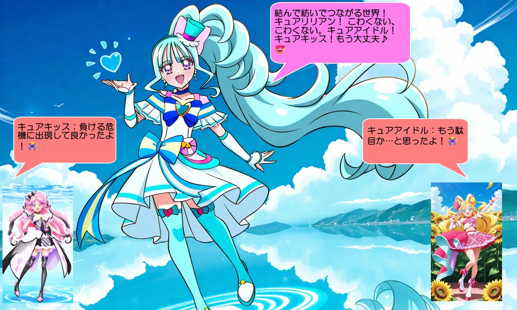 キュアリリアン、ハナウマ湾周辺の特設ステージで熱唱する