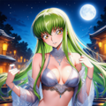 月灯りの広場に残る余韻 — Moonlit Plaza, Velvet Desire 4枚目