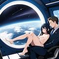 宇宙ホテルでイケメンと全裸美少女が宿泊 4枚目