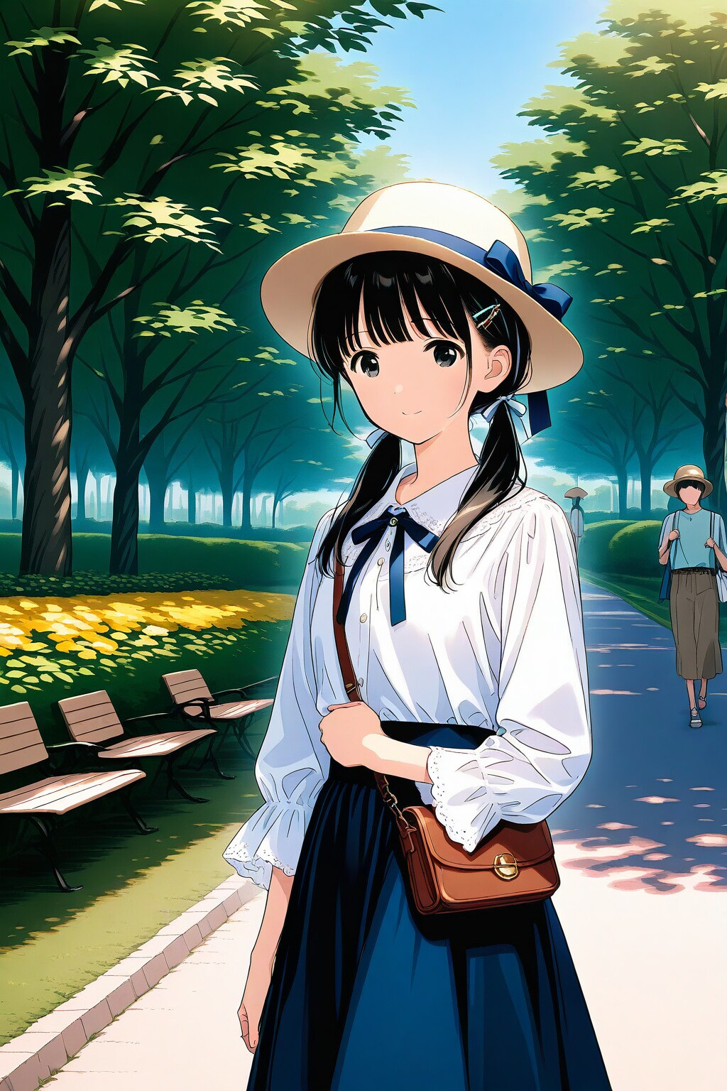 公園の次女ちゃん🌕✨