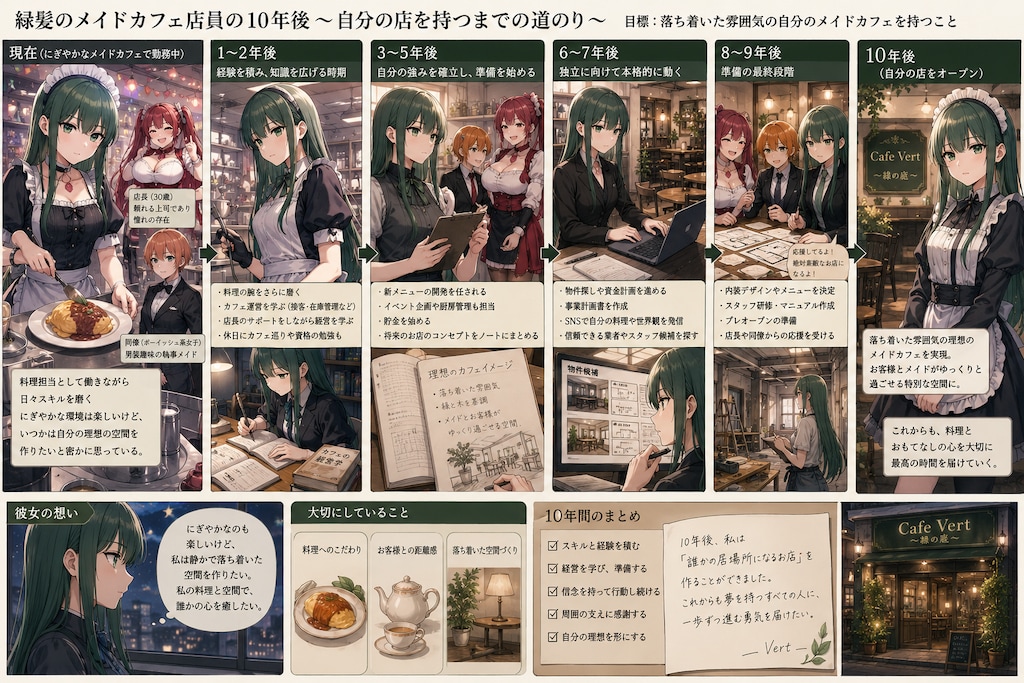 10年後、自分の店を持つ