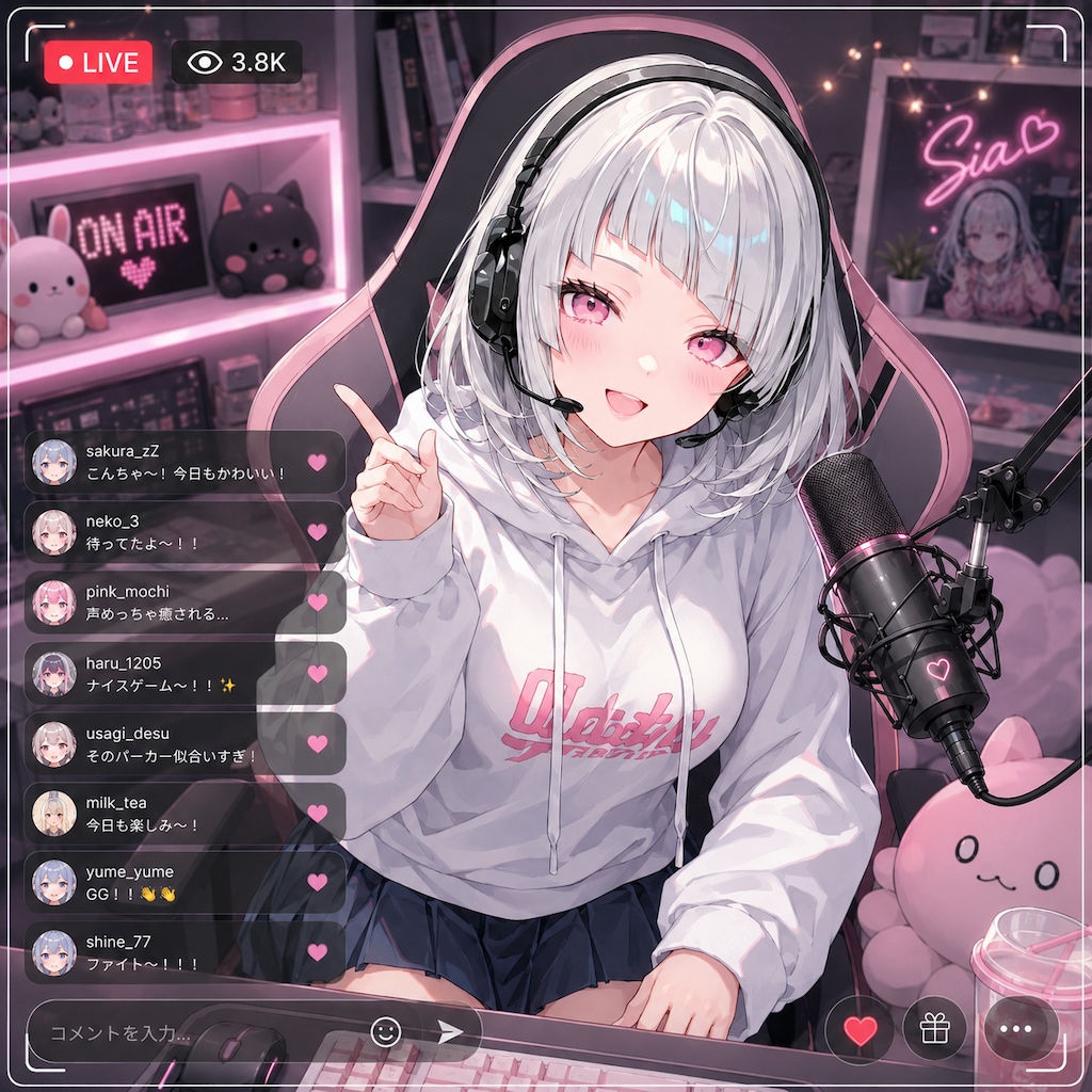 斜めバング