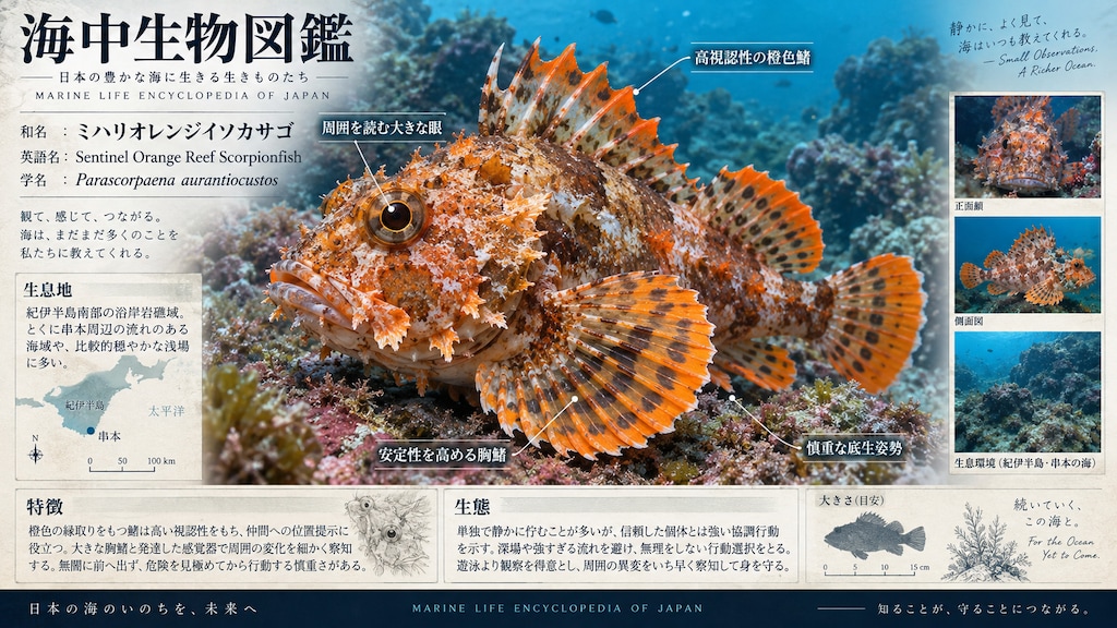 ぼくはミハリオレンジイソカサゴ