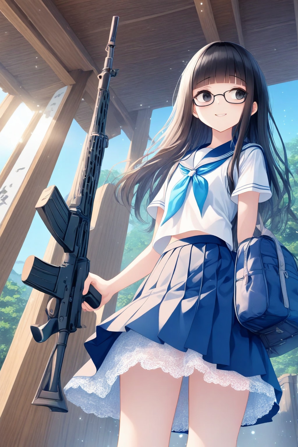 これが好き✨銃と美少女と制服　　　　　　　　　　　　　　　　🦉 犬浦るか子 🦉 ２６８