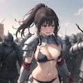 連行される女戦士 4枚目