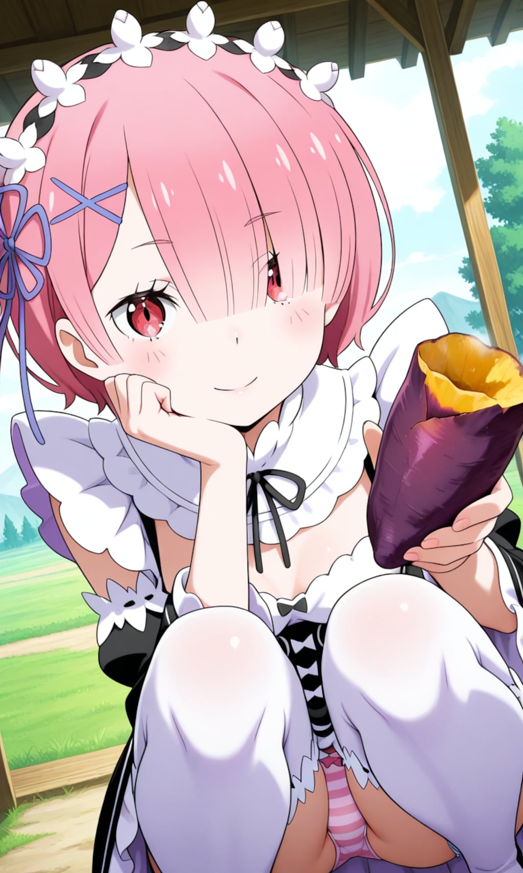 蒸かし芋でも食べなさい
