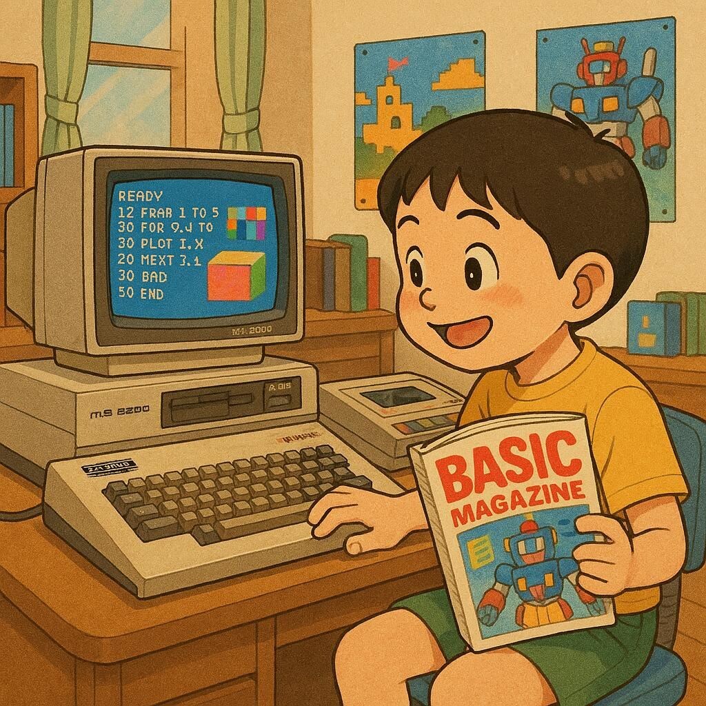 レトロPC MZ2200でした