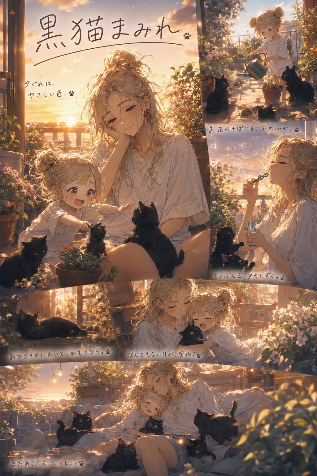 黒猫まみれ