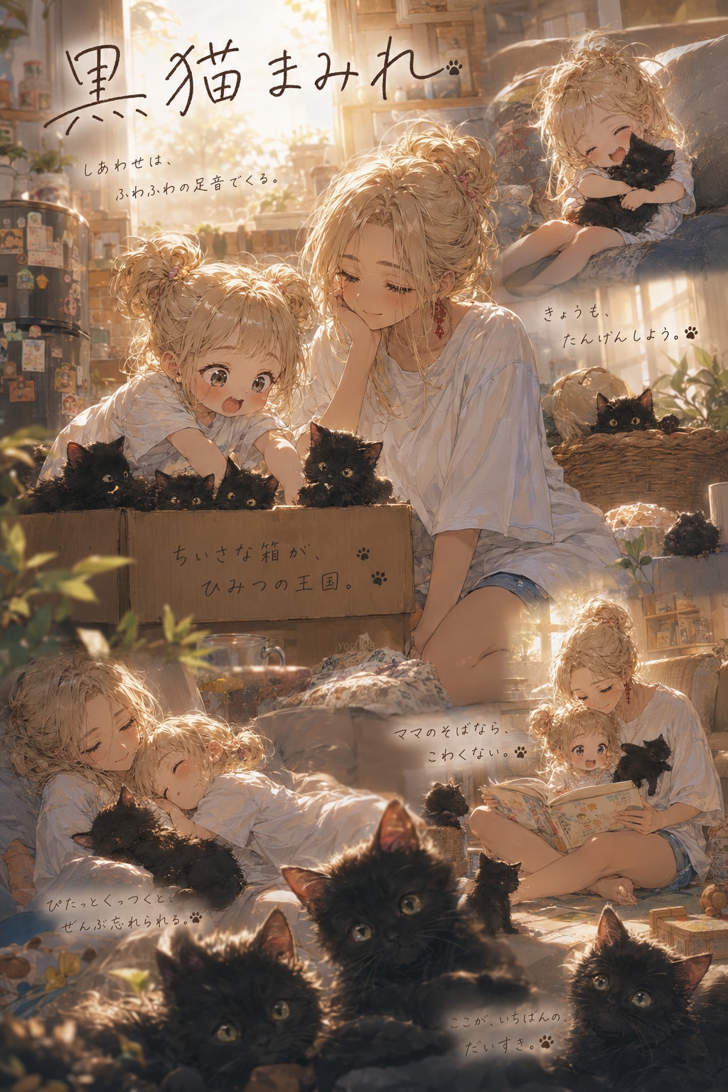 黒猫まみれ