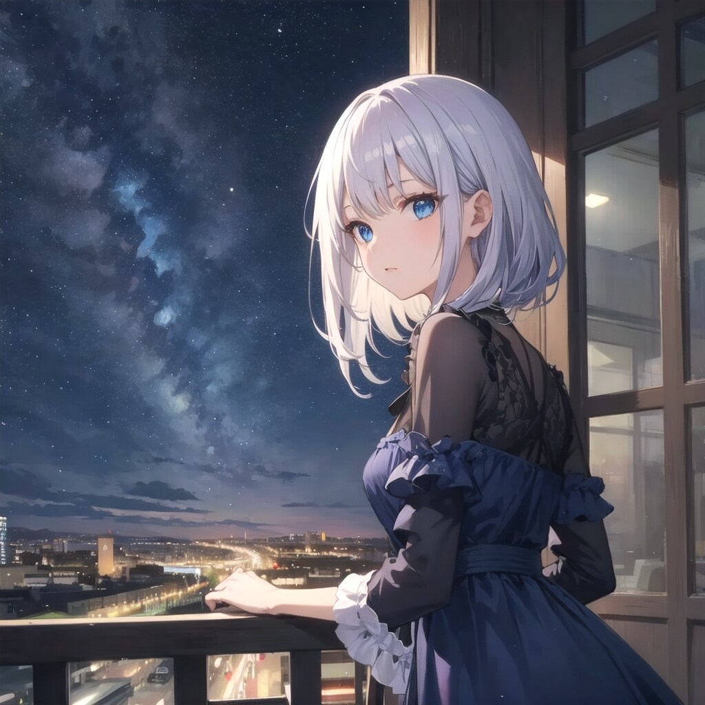 星空と彼女