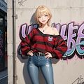 パンクファッションな二人。 4枚目